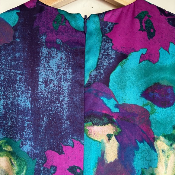 Lauren By Ralph Lauren Floral Silky Midi Dress - Picture 5 of 5